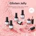 Modelones Jelly Gel Nail Polish 6 Colors Nude Gel Polish Milky White Pink Red Gel Neutral Nail Art Design Translucent Gel Nail Kits Soak Off LED Nail Gel Manicure DIY Salon Jelly Pink Red - Buy Online on SooperMarket.com