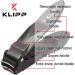 Men's Nail Clippers with Catcher - KLIPP Razor-Sharp Heavy Duty Self-Collecting Cutters for Impeccably Manicured Nails - Includes Ziplock Pouch - Buy Online on SooperMarket.com