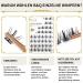 DIY Individual Eyelash Extensions - 72 PCs B&Q Fluffy Wispy Eyelashes for Beginners - Reusable D-10mm - Buy Online on SooperMarket.com