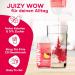 Juizy WoW Sugar-Free Cherry Lemon Syrup - 12 x 65ml | Zero Calories Vegan Beverage Concentrate | Natural Drink Mix - More Juice Less Calories - Buy Online on SooperMarket.com