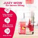 Juizy WoW Sugar-Free Beverage Syrup - Cherry Lemon 3x65ml | Zero Calories Vegan Concentrate | Up to 36L Natural Drink | More Juice Less Calories - Buy Online on SooperMarket.com