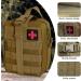 Crisis First Aid Bag - Empty MOLLE Tactical EDC IFAK Pouch for Outdoor Camping & Travel | Essential First Aid Belt Bag & Pharmacy Set - Buy Online on SooperMarket.com