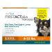 TevraPet FirstAct Plus Flea and Tick Prevention for Medium Dogs 3 Doses Small 6-22 lbs