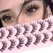 Manga Lashes Natural Wet Look False Eyelashes Manhua Anime Cosplay Korean Makeup 3D Spiky Thick Lashes That Look Like Individual Clusters by Geeneiya