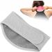 Breathable Neck Wrap for Pain Relief - Light Gray Collar Bandage for Moxibustion Care - Buy Online on SooperMarket.com