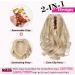 REECHO Classic Loose Curly Wavy Claw Clip Ponytail Extension - Ash Brown with Platinum Highlights - Buy Online on SooperMarket.com