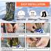 Aedcbaide Men's Gaiters - 900D Waterproof Oxford Raingaps with TPU Foot Belt | Ultra-Light Leg Protection for Snow Hiking & Outdoor Adventures - Buy Online on SooperMarket.com