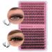 Cluster Lashes 30D+40D Eyelashes Individual Lashes 320pcs Cluster Eyelash Extensions 8-16MIX DIY Lash Extension D Curl Wispy Russian Eyelash Clusters by TOOCHUNAG A-30D+40D