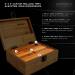 BAMBOX Stash Box with Rolling Tray, Smell Proof Containers, Wooden Locking Storage for Grinders, Papers, and Accessories - Buy Online on SooperMarket.com