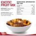 Tropgo Dried Fruit Selection 120g - Exotic Fruit Mix - Mixed Dried Fruit in Pouch - Healthy Snacks for Adults and Kids - Mango Guava Banana - Buy Online on SooperMarket.com