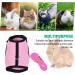 Buy Tibapla Adjustable Rabbit Dishes with Elastic Leash - Perfect Kitty & Small Animal Bowl - Pink (M) - Buy Online on SooperMarket.com