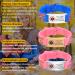 Customised Kids Safety ID Wristband | Personalised Medical Alert Bracelet for Boys and Girls | Pink Rose Gold Butterfly Design - Buy Online on SooperMarket.com