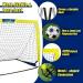 LIBERRWAY Soccer Goal 4'x 3' Portable Kids Soccer Goals for Backyard or Indoor Pop Up Soccer Net with 6 Training Cones  Carrying Bag  8 Ground Stakes  2 Set - Buy Online on SooperMarket.com