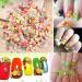 Basage 1000pcs/Bag Assorted Clay 3D Fruit Pattern Slices Nail Art Decoration by Cool Shiny Slicing Nail Decorations - Buy Online on SooperMarket.com