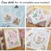 Bucilla Stamped Cross Stitch Crib Cover Kit 34x43-Inch - On The Farm | 45567 - Buy Online on SooperMarket.com