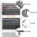 HxyGogo DIY Wispy Clusters Lash Extensions 280 pcs - Natural Look, Reusable Individuals - 30D-40D - Buy Online on SooperMarket.com