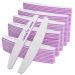 Canvalite 100 professional nail files double -sided grit 100/180 nail art made of acrylic gel for manicure care of pets house 100PCs Lune 100/180