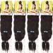 NEW 60 INCH PRE-PULLED XPRESSION Colour 2 (Dark Chocolate Brown) LAGOS BRAID PRE-PULLED PRE-STRECHED Hair Extension 60 2 In A Pack (Colour 2 Dark Chocolate Brown) Heat Resistant Tangle Free Dark Chocolate Brown 1 - Buy Online on SooperMarket.com