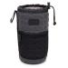 USA GEAR FlexARMOR-X Large Lens Case Pouch with Deluxe Padded Neoprene Protection - Holds Lens up to 70-300mm with Drawstring Opening, Built-in Carabiner Clip, Reinforced Belt Loop and Zippered Pocket Black and Gray