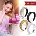 Chuangdi Rhinestone Diamond Crystal Padded Headband Set - 4 Pieces | Bejeweled Hair Accessories for Women and Girls - Buy Online on SooperMarket.com
