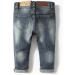 KIDSCOOL SPACE Baby Girl Boy Slim Jeans | Elastic Band | Ripped Denim Pants | 4-5 Years | Dark Blue - Buy Online on SooperMarket.com
