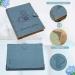 ZEEYUAN Leather Scrapbook Album - 60 Pages Love Memory Photo Album 8.5x11 | Travelling Journal & Family Scrapbook Kit - Perfect Gift for Couples, Anniversary, Wedding - Grayish-blue - Buy Online on SooperMarket.com