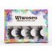 Wiwoseo 25MM Real Mink Eyelashes - 4 Styles Fluffy Thick Dramatic False Lashes - Buy Online on SooperMarket.com