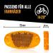 Kellago Strong Reflecting Cat Eye Bicycle Spoke Reflectors - 4 Pack Orange | High Security & Visibility - Buy Online on SooperMarket.com