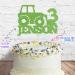 Cakeshop Cake Decoration Pack | Digger Tractor Premium Double Sided Glitter Card Cake Topper Sign & 25g Party Pack of Cake Sugar Sprinkles | Custom Name & Age Cake Decorations (Green) Non-Prime Glitter Card: Green - Buy Online on SooperMarket.com