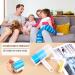 6-Pack Reusable Washable Lint Rollers - Portable Sticky Roller for Furniture Carpets & Clothing - Eco-Friendly & Foldable with Cover - Buy Online on SooperMarket.com