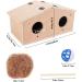 PetNanny Parakeet Nesting Box with Bamboo Bird's Nest & Coconut Shreds - Birdhouse Kit for Breeding & Playtime | Ideal for Parrots, Swallows, and Small Birds - Buy Online on SooperMarket.com
