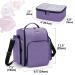 BAFASO Large 72-Bottle Nail Polish Organizer in Purple - Patented Design with 3 Removable Pouches - Buy Online on SooperMarket.com