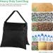 Aqirui Photography Sandbag Saddlebag for Photo Video Studio Stand Backdrop Stand Outdoor Patio Sports Transparent PP Bag and Clips Included 2 Packs - Buy Online on SooperMarket.com