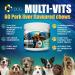 DR DOG Multivitamin for Dogs 60 Soft Chews - Essential Vitamins, Minerals & Antioxidants - Fussy Friendly & Tasty Treats - Made in UK - Buy Online on SooperMarket.com