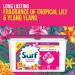 Surf 3-in-1 Tropical Lily Washing Detergent Capsules Brilliant Clean Long Lasting Fragrance and Made with Natural Essential Oil Laundry Detergent XL Pack 45 Washes (Buy 4) - Buy Online on SooperMarket.com
