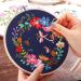 Mocoosy 3 Pack Embroidery Starter Kit for Beginners - Cross Stitch Sets with Pattern, Instructions, Fabric, Hoops, and Threads - Buy Online on SooperMarket.com