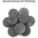 10 Round Basalt Stones for Rock Painting - 5.2cm Diameter, Natural Canvases for Mandala Art - Buy Online on SooperMarket.com