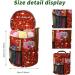 Qukou Yarn Storage Portable Bag - Red | Knitting Projects Organizer for Yarns, Crochet Hooks, and Needles - Buy Online on SooperMarket.com