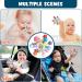 Tosekry Bei ring Baby Toys | BPA-Free Silicone Grip Balls | Perfect Gifts for 0-12 Months | Enhance Motor Skills & Sensory Play - Buy Online on SooperMarket.com