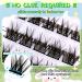Bluesmurfs Self Adhesive Individual Lashes | Reusable No Glue Fake Eyelashes Clusters - Easy to Use Natural Eye Lashes I01 - Buy Online on SooperMarket.com