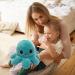 XEANCO Octopus Plushie - Double-Sided Flip Reversible Soft Stuffed Toy for Kids and Friends in Sea Green Blue | Perfect for Playing & Expressing Mood - Buy Online on SooperMarket.com
