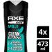 AXE 2-in-1 Shampoo and Conditioner for Clean & Strong Hair Apollo all-in-one for men 473 ml (Pack of 4) - Buy Online on SooperMarket.com