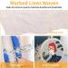 59x39.4inch Tufting Cloth Monk Fabric with Marked Lines - Punch Needle Tufting Gun White | Shop Now - Buy Online on SooperMarket.com