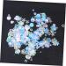 STOBOK 4 Packs DIY Pearls Spacer Beads Loose Sequins Paillettes Glitter Powder Super Flash White Whitex2pcs 2x1.2x0.1cmx2pcs - Buy Online on SooperMarket.com