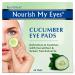 Fran Wilson Nourish My Eyes Cucumber & Green Tea Pads - 36 Pads (Pack of 6) | At-Home Spa Treatment for Refreshed & De-Puffed Eyes - Buy Online on SooperMarket.com