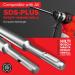 KSP-Tec 4pcs SDS-Plus Chisel Set for Rotary Hammers - Tile Chisel with Storage Case - Ideal for Masonry, Concrete, Brick, Stone - Buy Online on SooperMarket.com