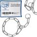 Rust-free combination chain for dogs the original with pull stop stainless steel dog chain collar long link 4 mm thick length 59 cm dog necklace with pull limiter Gesamtl nge: 59 cm Thickness: 4 mm