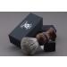 Haryali London Men's Wooden Shaving Set - Straight Razor Black Badger Hair & Stand | Best International Shipping - Buy Online on SooperMarket.com