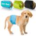 Dog is K nig dog diapers for male 3 pcs suction -strong dog diapers male |Comfortable dogs diapers with incontinence dog - environmentally friendly male diaper washable |Dog diaper easy to clean black |Blue |Green XS (23 - 32cm)