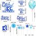 17 Pcs Official 13th Teenager Cake Toppers Giltter Blue Number 13 Pick Cake Decoration Official Teenager Cake Topper with Ballon Cheers to 13 Fabulous Birthday Decoration for 13th Birthday Party - Buy Online on SooperMarket.com